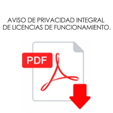 AVISO DE PRIVACIDAD INTEGRAL DE LIC