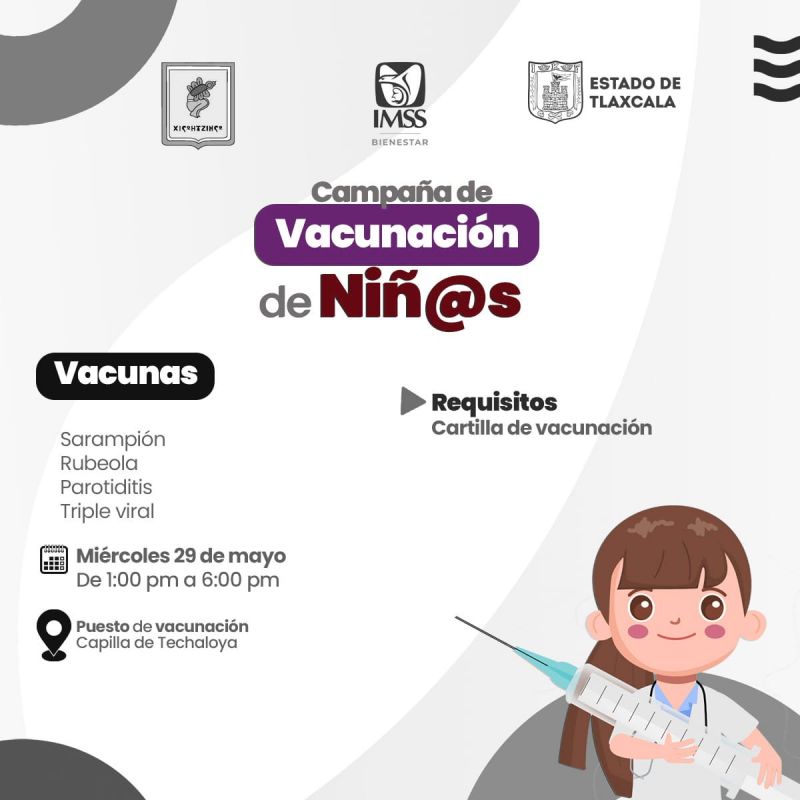 Campaña de Vacunación de Niños.